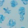 Bathon Curtain "Poseidon", 180 × 180 cm, blue color