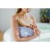 Dry massage brush, with a pen, artificial bristles