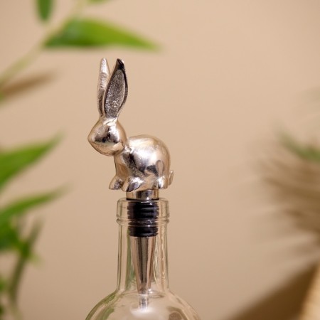 Circle for a bottle "Rabbit" aluminum 6x3.5x15 cm