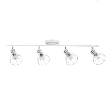 Lamp "Boston" 4x60W E14 white/chrome