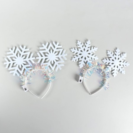 Carnival rim "snowflakes", light, species mix-2