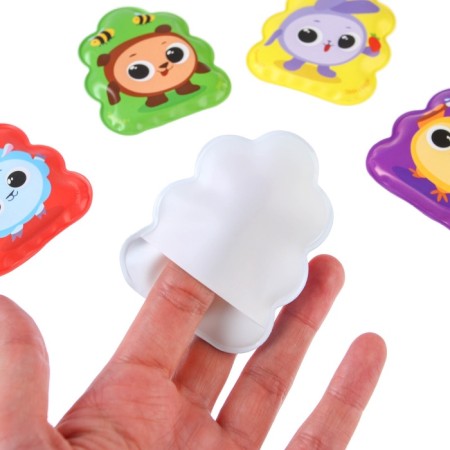 Bath toys "Circular. Color and objects »Book and finger theater, crumb I-10