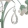 Lyana chandelier 3he27 40w green 45x45x40-90 cm Bayerlux