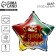 Foil ball 18 "Magic", star