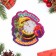 New Year's magnet "wonderful moments!" Symbol of the year, clock