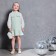 Сарафан для девочки, MINAKU :Party Dress, цвет зеленый, рост 104 см