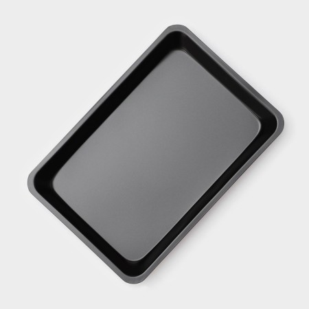 The baking sheet of the Dolyan “Renard. Rectangle ", 31.5 × 21.5 cm, anti -stick coating, red color-2