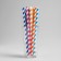 The tube for cocktail "Spiral", diameter 0.8 cm, set 12 pcs., Mix color