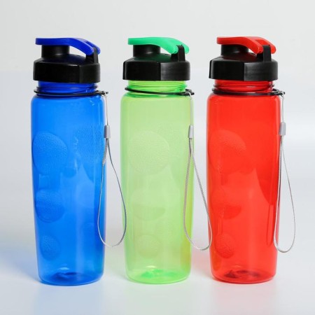 Water bottle, 650 ml, 23 x 7 cm, mix-6