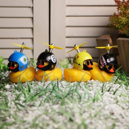 Duck with a propeller Torso, yellow color, mix-1