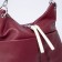 Bag-bag, lightning department, 3 outer pockets, long belt, burgundy color