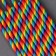 The pipe for the cocktail "Rainbow", a set of 12 pcs.