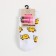 Socks "chickens", white color, size 23