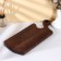 Defense board for serving with ADELICA handle, 38 × 16 × 2 cm, dark grab