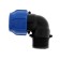 PND square valfex, d = 25 mm x 1 ", external thread, compression