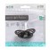 Nipple- Orthodotheral dummy with a cap, +12 months, black transparent