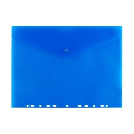 A set of converters on the button 5 pieces, A4, 180 μm, Calligrata Office, transparent, perforation on the long side, mix-9