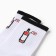 Women's socks kaftan "wine" size 36-39 (23-25 ​​cm), white