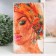 Safe Brush tree to the leatherette "Beautiful girl" 21x13x5 cm