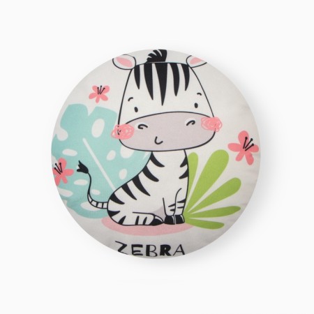 Decorative Ethel Pillow "Zebra" D 30 cm, velor 100% p/e 1702853