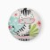 Decorative Ethel Pillow "Zebra" D 30 cm, velor 100% p/e 1702853