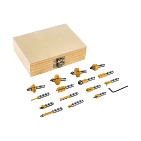 DEKO DH06-2 milling set, shank 8 mm, 16 pcs