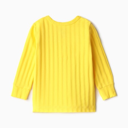 Longsliv children, yellow color, height 86 cm-4