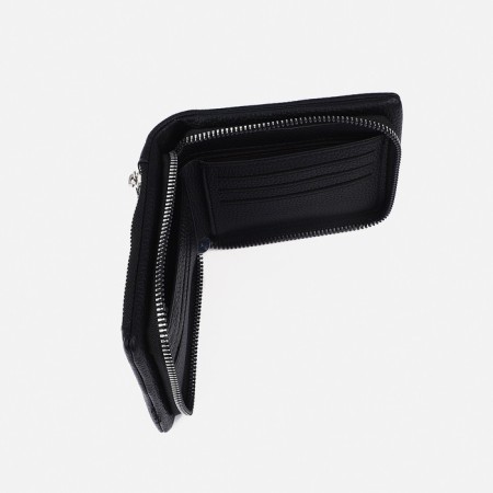 Women's wallet with lightning, black color-2
