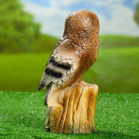 Garden figure "Owl on the stump" 28cm-2
