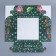 Folding box for 9 cupcakes with the Winter Garden window, 25 x 25 x 10 cm, New Year