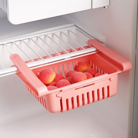 The shelf suspended in the refrigerator sliding shares, 20 (28) × 16.2 × 7.5 cm, color mix-5