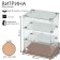 Desktop window, 2 shelves, 400 × 300 × 700, chipboard, glass color Book light