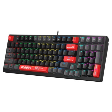 Keyboard A4Tech Bloody S98 Mechanical red USB for Gamer Led (S98 Red)-9