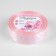 Satin tape "Flowers", 25 mm × 18 ± 1 m, pink color