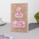 Postcard "On this wedding day!" Beige background, 12.5x19.5 cm