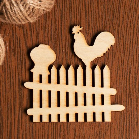 Harvesting for creativity "Fence with a rooster"-1