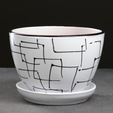 Pot floral illusion white 1.65 liters