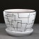 Pot floral illusion white 1.65 liters