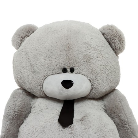 Soft toy "Grandfather Bear", gray color, 190 cm-6