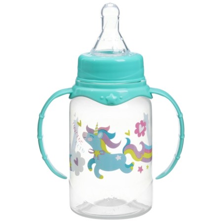 Gift children's set "Magic Pony": Butles for feeding 150 and 250 ml, straight, from 0 months, pink color-10