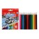 Pencils Calligrata "Machine", 12 colors, mini, wooden housing, triangular