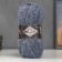 Yarn "Superlana Midi" 25% wool, 75% acrylic 170m/100g (806 jeans. Melange)
