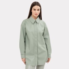 Female shirt, sage color, size 46