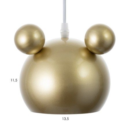 Bayerlux lamp "Barney" E27 40W gold 20x20x20-120cm-3