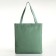 Soper bag with lightning, from textiles, green color