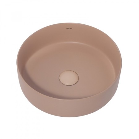 ABBER Bequem AC2108MBB sink, invoice, 360x360x120 mm, beige, matte-2