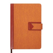 Organizer, A5, 128 sheets, cage, cover of leatherette, with a knife, 