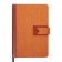 Organizer, A5, 128 sheets, cage, cover of leatherette, with a knife, "patterns", brown