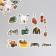 Stickers for creativity "Men's hobbies" embossing silver set 48 pcs 9x7x0.8 cm