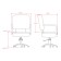 Hairdressing chair "Solo", a hydraulic lift, five -pound chrome, black color